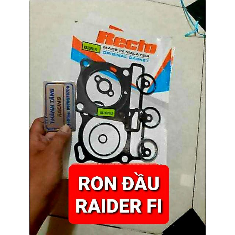 RON ĐẦU RAIDER FI/SATRIA FI RECTO MALAYSIA CHẤT LIỆU THIẾC TÁI SỬ DỤNG ĐƯỢC NHIỀU LẦN