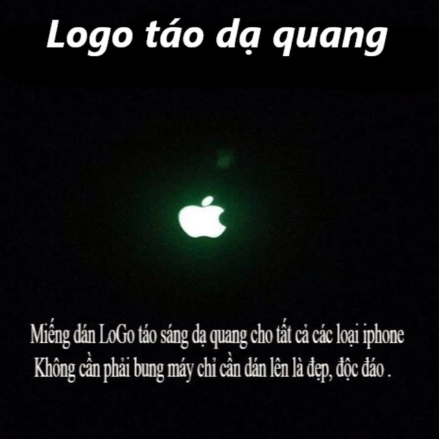 Logo táo phát quang