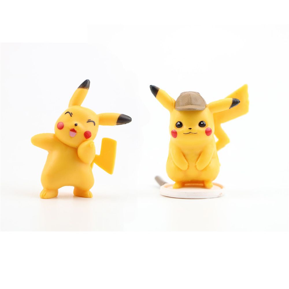 Set 10 mô hình nhân vật Pokemon Pikachu Nhật Bản đồ chơi dễ thương