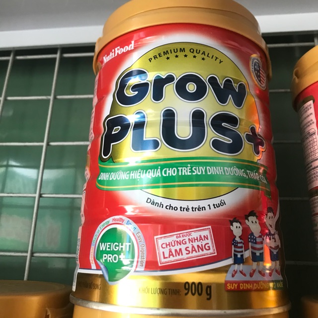 Sữa Nuti Grow Plus đỏ 900g