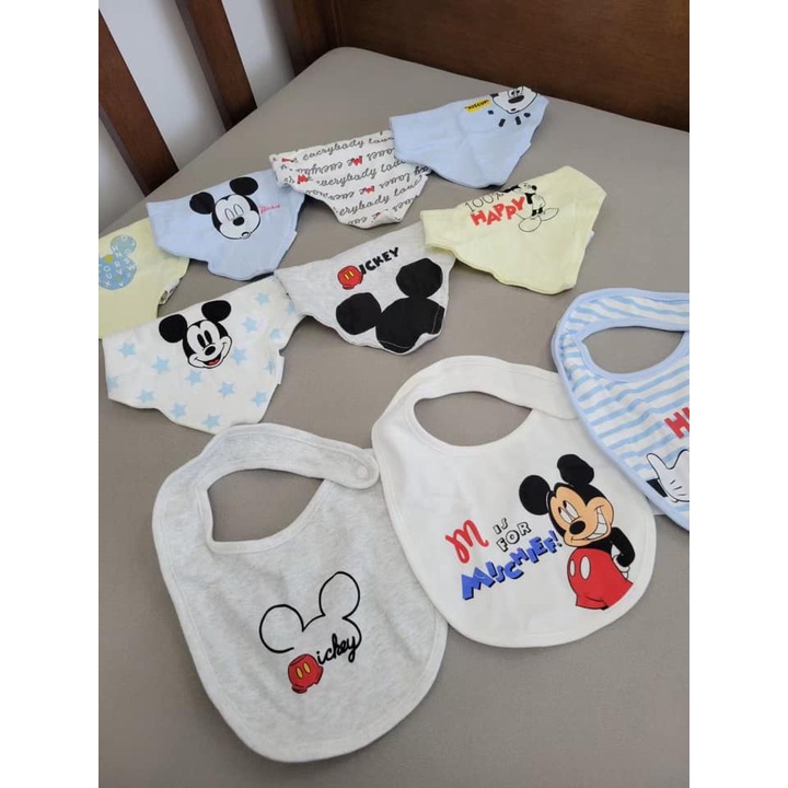 Set 10 yếm Mickey và Minnie siêu đáng yêu freesize - GHI CHÚ BÉ TRAI HOẶC BÉ GÁI