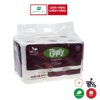 Giấy vệ sinh Toply 12 cuộn 2 lớp