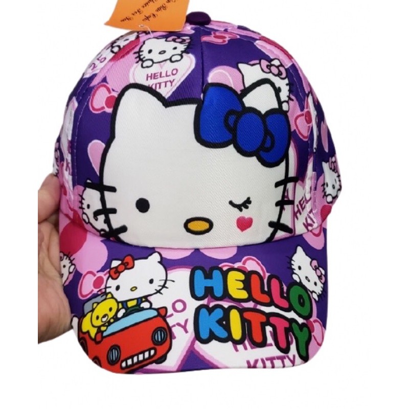 Nón kết hello kitty bé gái 3 -8 tuổi