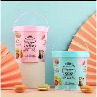 Bánh kem sữa, Macaron, Chocate (Bánh trong xô siêu đáng yêu)