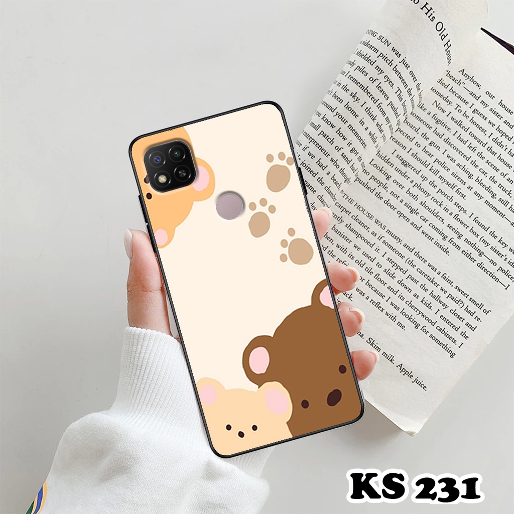 Ốp lưng Xiaomi Redmi 9 - Redmi 9A - Redmi 9C - Redmi 9T - Ốp in hình gấu bear ngộ nghĩnh