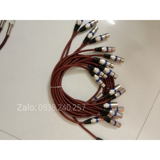 Cặp dây jack canon đực cái dài 1m loại tốt dây mềm dẻo