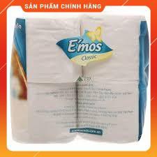 Giấy Vệ Sinh E'Mos Classic Xanh 2 Lớp (Lốc 12 Cuộn)
