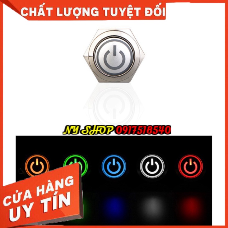 CÔNG TẮC LED LOGO  TẶNG KÈM JACK CẮM Sản Phẩm Chuẩn Như Hình