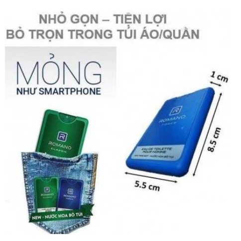 Nước Hoa Bỏ Túi Romano (18ml) | BigBuy360 - bigbuy360.vn