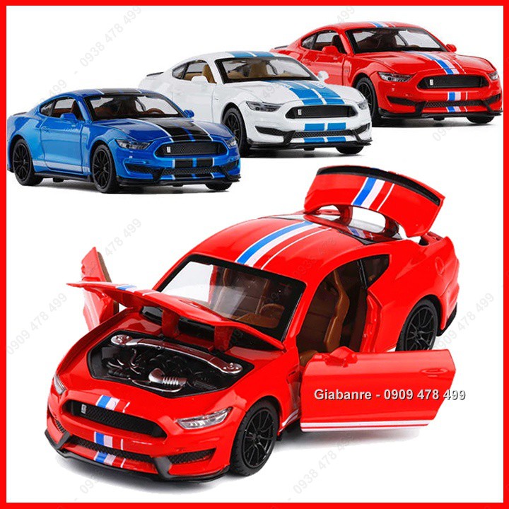 Xe Mô Hình Kim Loại Ford Mustang Gt350 Tỉ Lệ 1:32 - Sọc Giữa - 9718