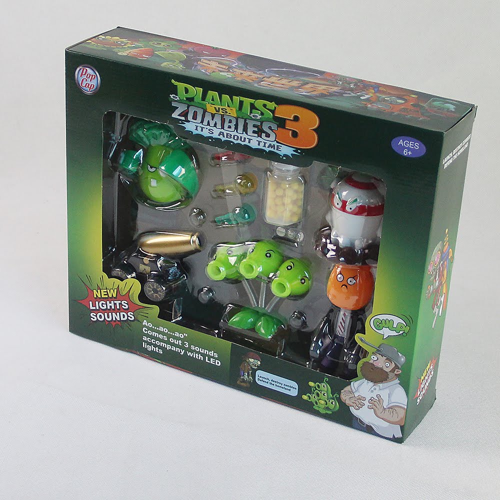 Bộ đồ chơi hoa quả nổi giận Plants & Zombie 3