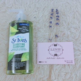 Sữa rửa mặt dạng gel ST.IVES trà xanh