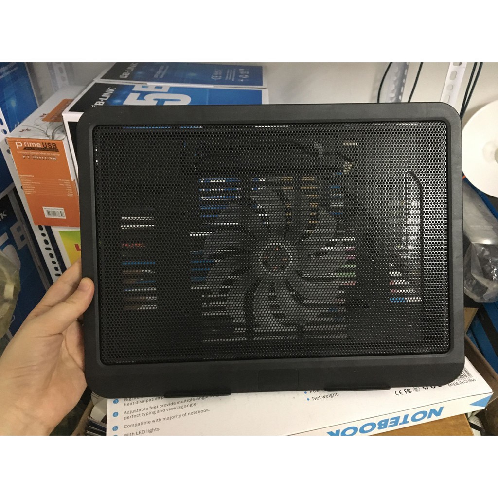 Quạt tản nhiệt làm mát laptop Cool Pad 1 quạt, 2 quạt, 4 quạt, 5 quạt N19 N99 N139 N168 V4 V5 X2 S200 S400 mới 100% VNET