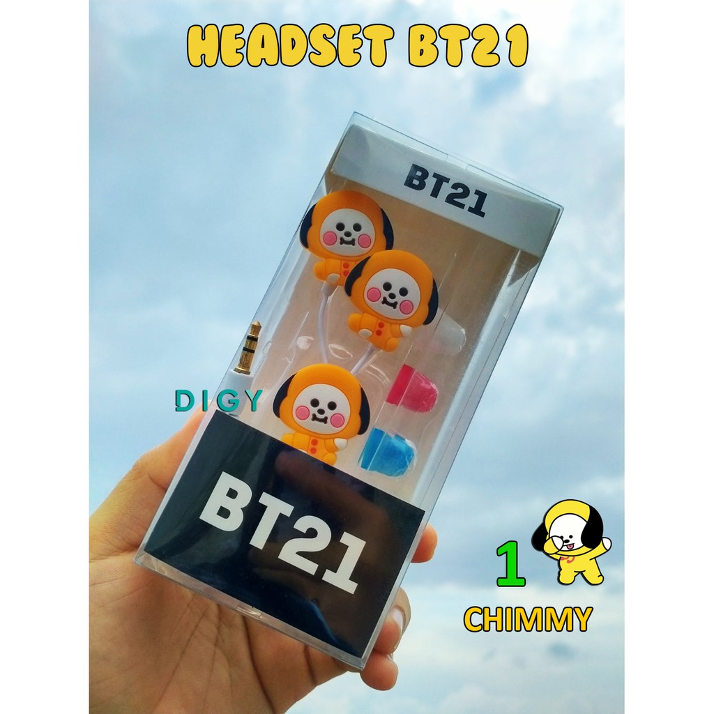 Tai Nghe Nhét Tai Họa Tiết Hoạt Hình Bts Bt21