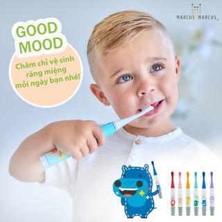 Bản Chải Đánh Răng Silicon Chạy Pin Cho Bé Marcus & Marcus, Từ 3 Tuổi - Marcus