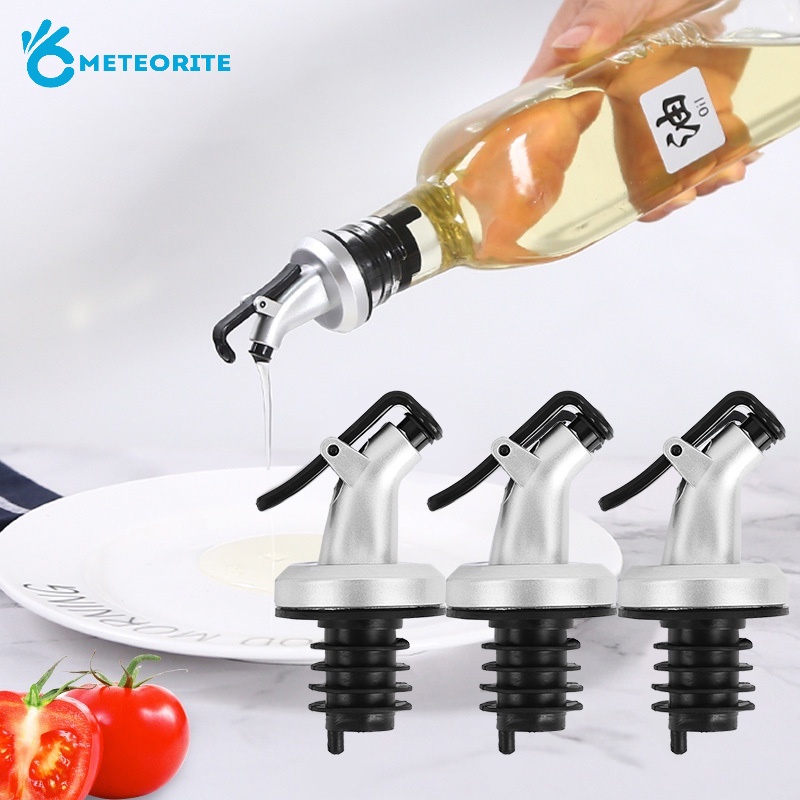 1 Vòi Nhựa ABS Chống Rò Rỉ Có Nút Nhấn Gắn Chai Đựng Dầu Olive/Giấm/Thực Phẩm Nhà Bếp