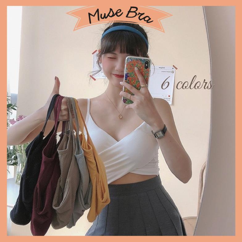 [Giá sỉ] ÁO BRA Nữ THUN TĂM MỀM MỊN SANG CHẢNH VẠT CHÉO SIÊU HOT