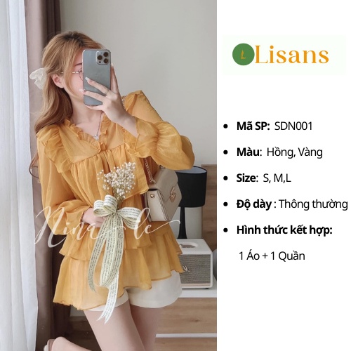 Set đồ nữ đi chơi babydoll mùa hè SDN001