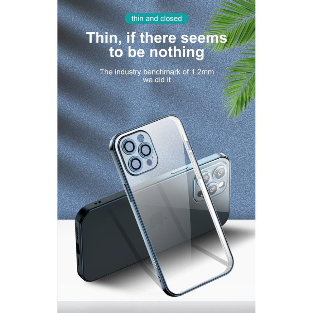 Ốp  iphone 12  TOTU viền màu bảo vệ Camera iPhone 12 Mini / 12 / 12 Pro / 12 Pro Max / IP 11 / IP 11