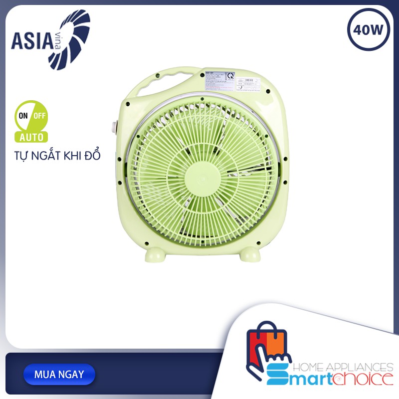 Quạt hộp mini ASIAvina Box fan F12001 40W (Xanh lá mạ)