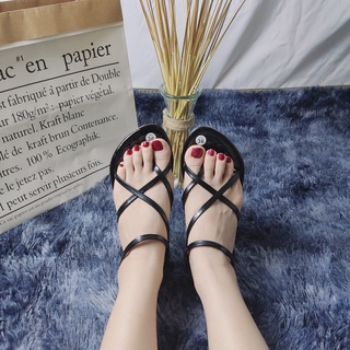 Sandal nữ xỏ ngón dây chéo mảnh chiến binh đi chơi đi học