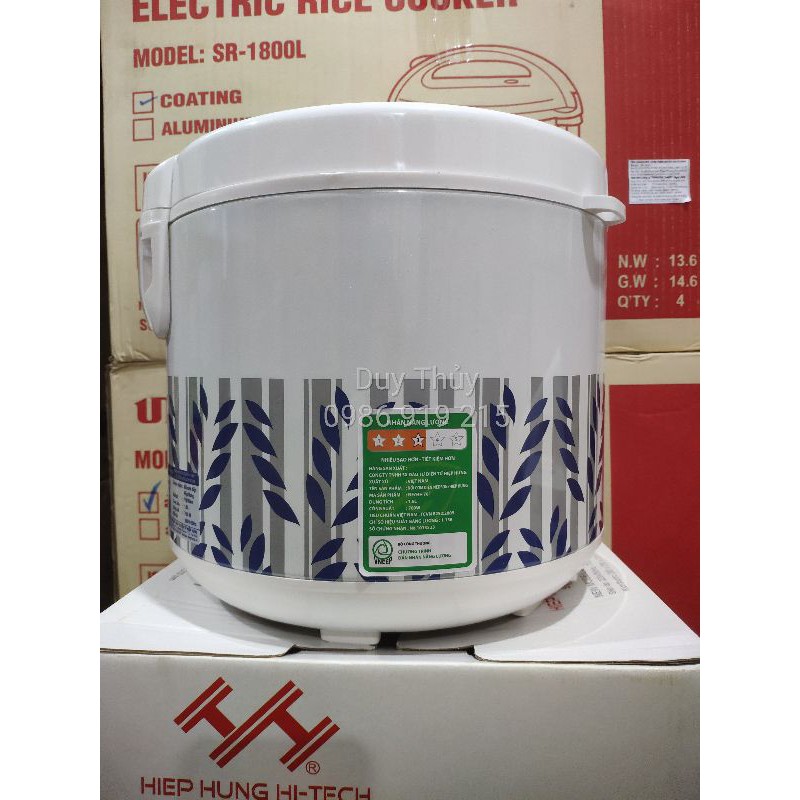 [Rẻ Vô Địch] Nồi Cơm Điện Hiệp Hưng 1.8Lít HH701