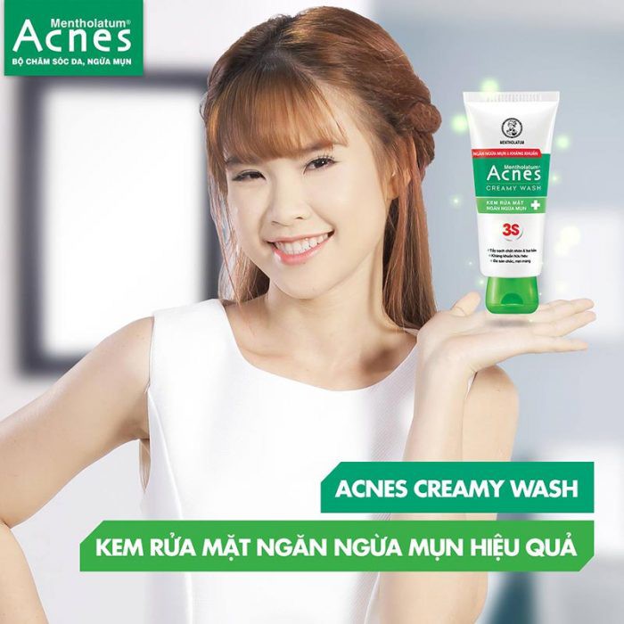 Sũa rửa mặt Acnes xanh 3S ngăn ngừa mụn,kháng khuẩn 100g