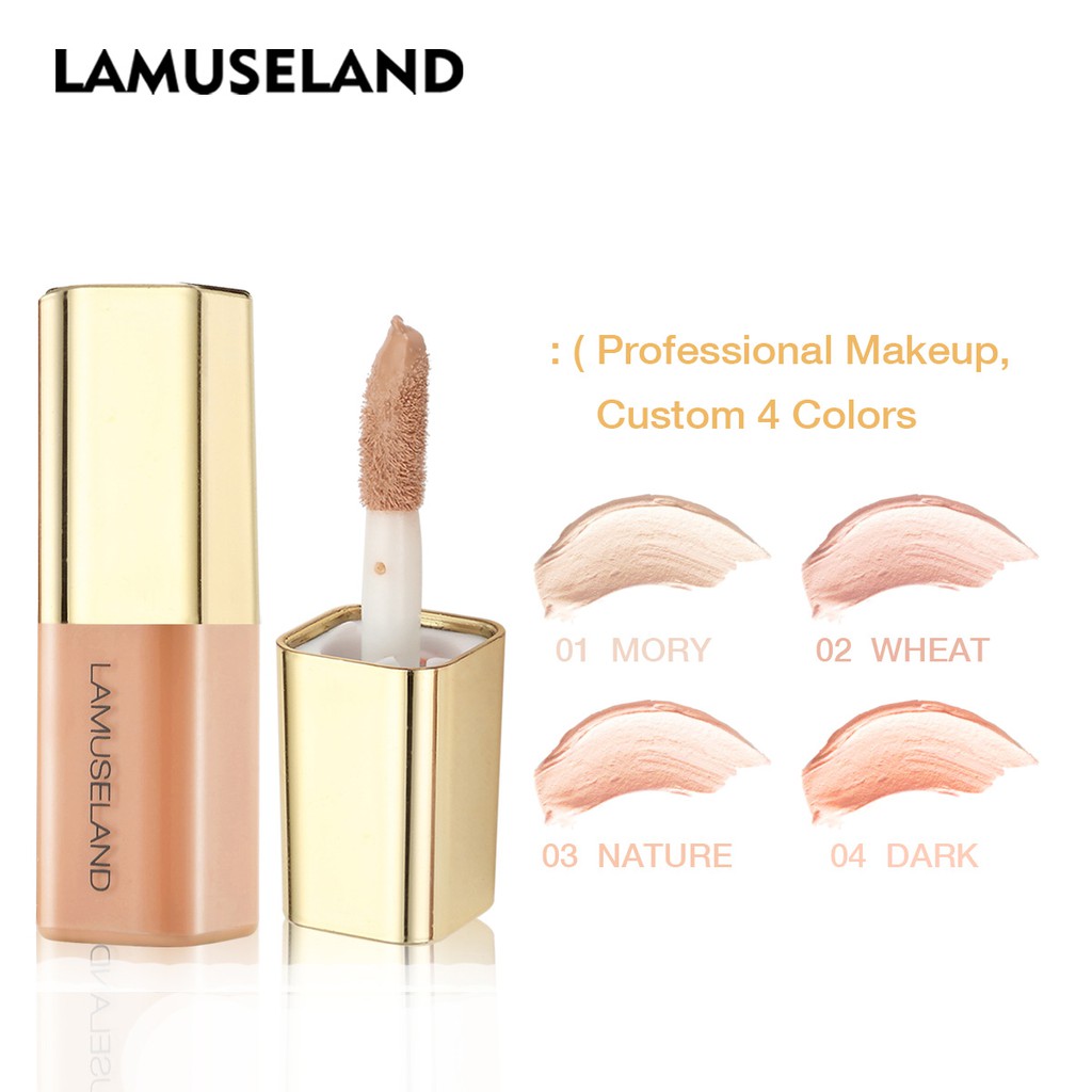 LAMUSELAND 4 color liquid lasting mini concealer 3.5g LA2006