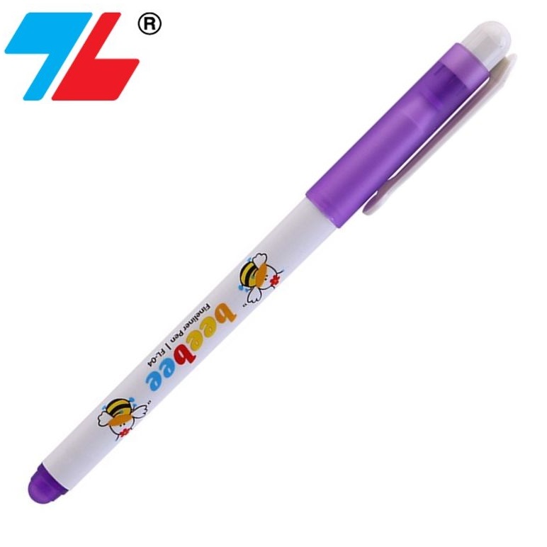 Bút lông kim Thiên Long Beebee FL-04 mực tím , mực xanh / Bút dạ kim FL04 thay cho viết máy