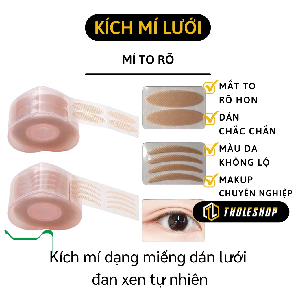 Dán Mí Mắt - Cuộn Dán Kích Mí Mắt Lưới Siêu Mỏng, Không Bị Cộm, Dính Chắc 6521