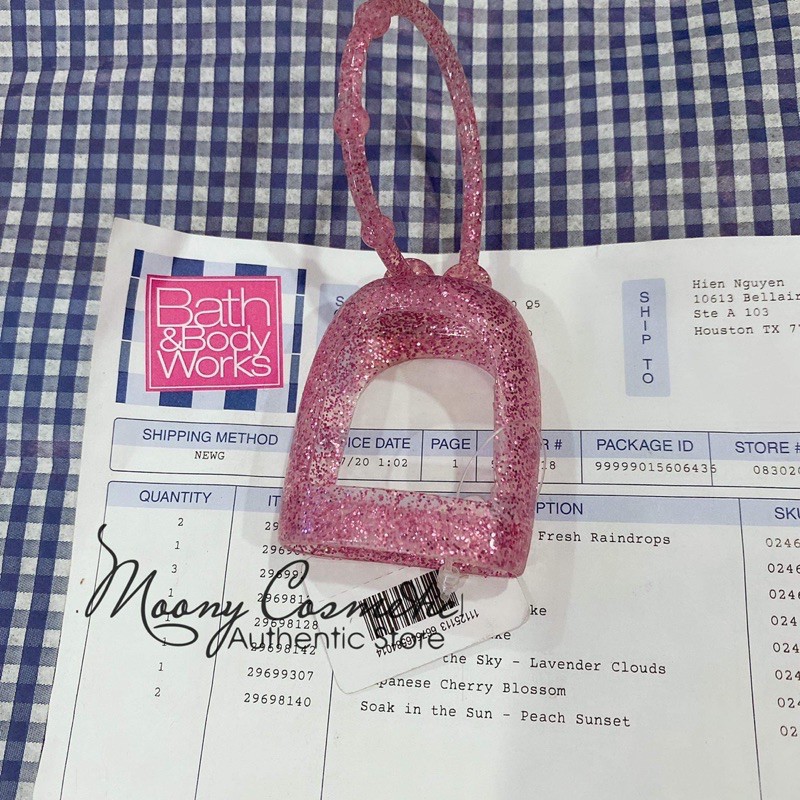 Túi/ móc đựng gel rửa tay khô Bath &Body Works