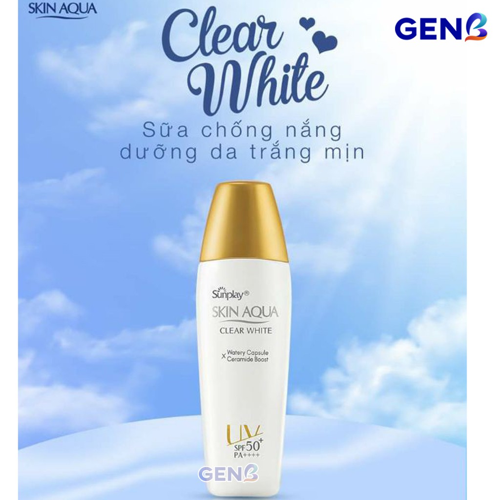 Kem Chống Nắng Skin Aqua Sunplay Kcn Skinaqua 55g/25g Chống Nắng Kiềm Dầu Cho Da Dầu Mụn Khô Nhạy Cảm Da Mặt &amp; Body Genb