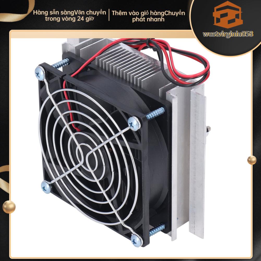 Westvirginia058 Westvirginia058 Refrigeration Cooler Semiconductor Water Cooling System Set Kit for Equipment DC 12V 6A