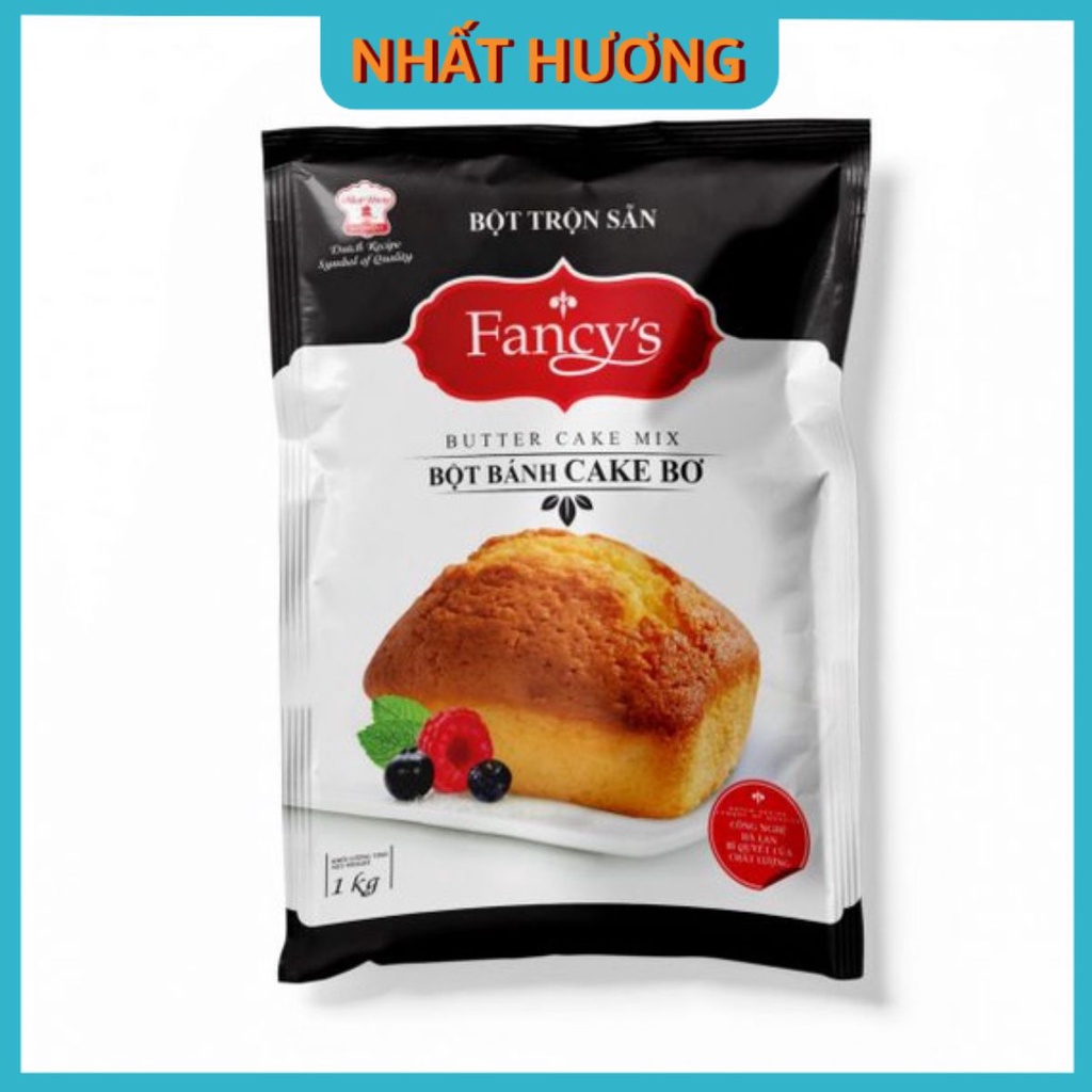 Bột Trộn Sẵn Bánh Cake Bơ Fancy’s (1Kg)