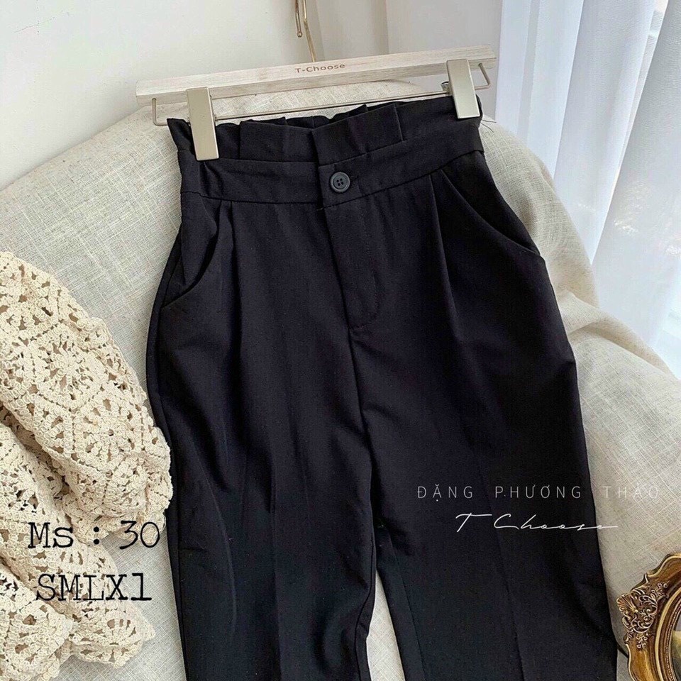 Quần tây nữ lưng bèo xinh chất tuyết mưa mềm kl