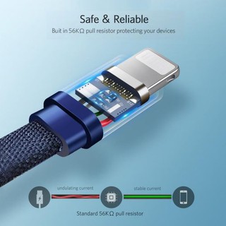 Cáp Lightning iLEPO iL06 2.4A 1m2 Dành Cho IPhone