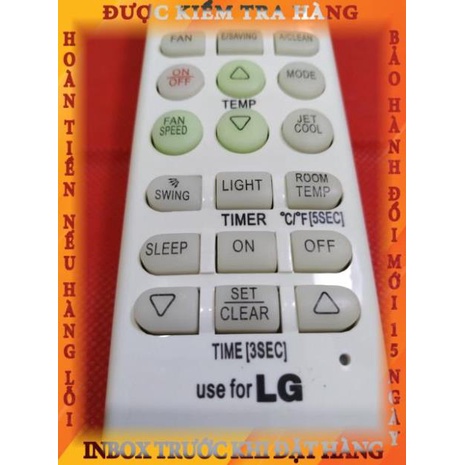 REMOTE ĐIỀU KHIỂN MÁY LẠNH ĐIỀU HOÀ LG INVERTER 3s hoangthi