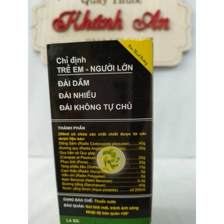 Siro Đái Dầm Đức Thịnh chai to 200ml
