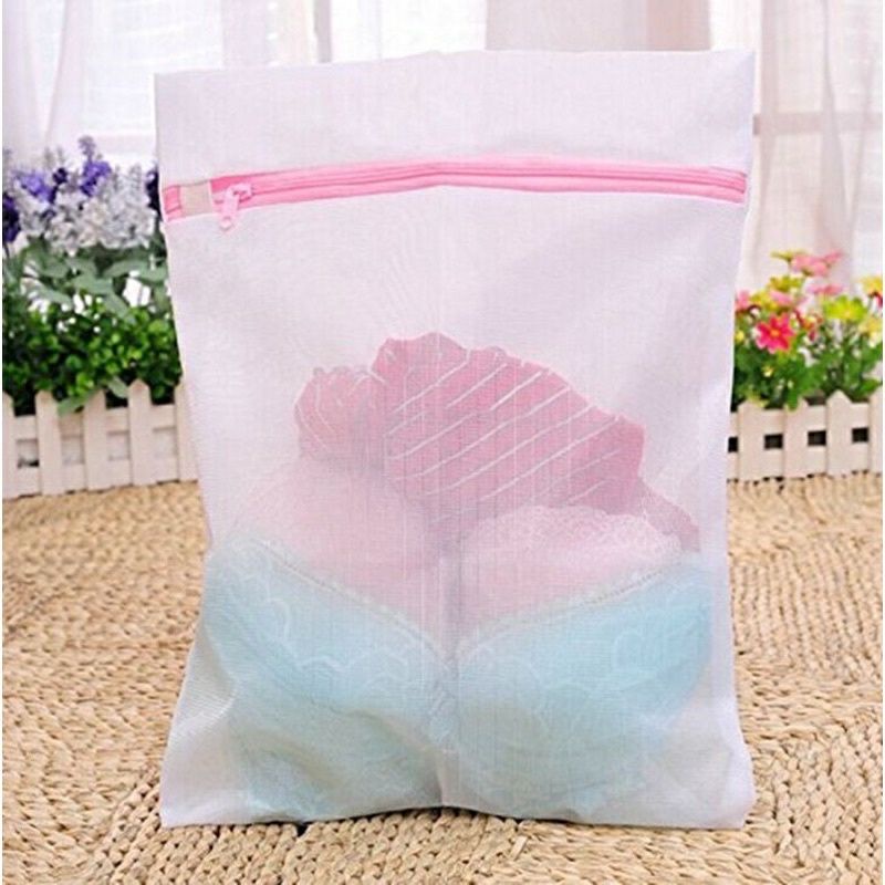 Túi lưới giặt đồ loại lớn giúp quần áo không bị nhàu hư