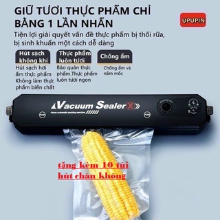 Máy hút chân không thực phẩm hàn miệng túi cao cấp, máy hút chân không gia đình vacuum sealer mini