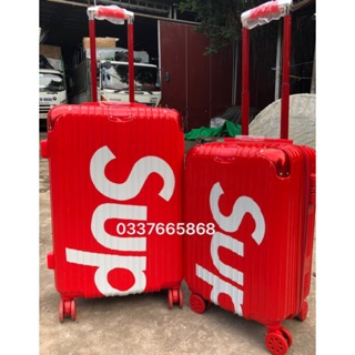Bộ 2 chiếc size 20+24 Vali kéo supreme thời trang cá tính