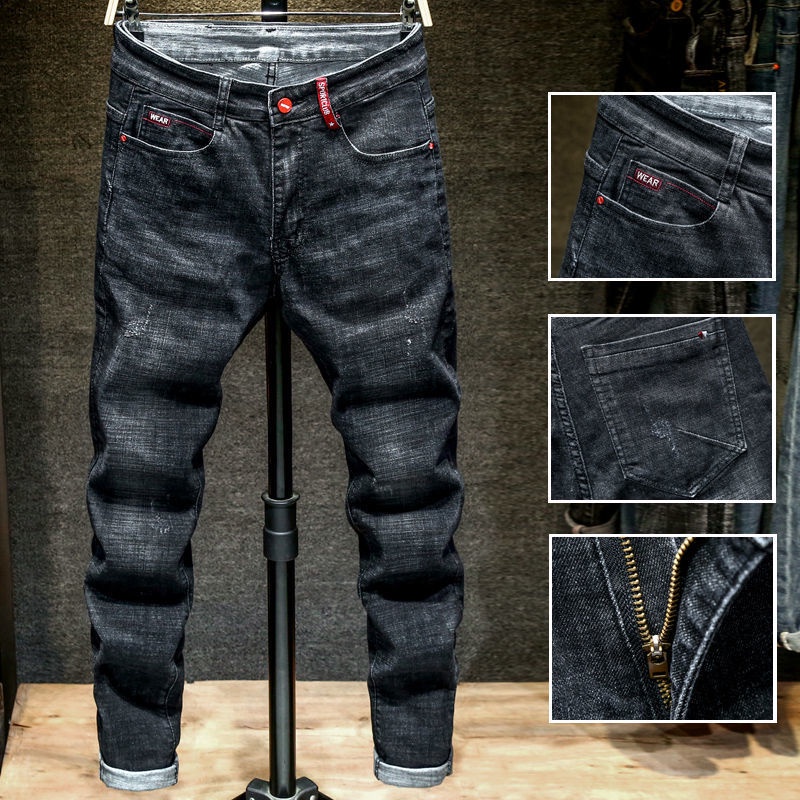 Quần Jeans Dài Phong Cách Hàn Quốc Dành Cho Nam