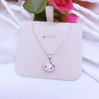 DÂY CHUYỀN BẠC TA CHO BÉ GÁI - DÂY CHUYỀN MẶT MÈO KITTY