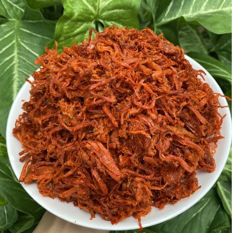 Khô bò sợi xé cay Hồng Ngự 500g làm bánh tráng, ăn vặt cay ngon nhức nách | BigBuy360 - bigbuy360.vn