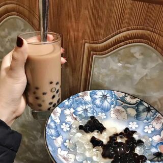 Set làm trà sữa chân châu đen, trắng