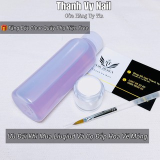 Nước Nặn Hoa, Cọ Đắp Hoa Bột, Combo Quây Đính Đá Phụ Kiện Nail [Thanh Vy Nail]
