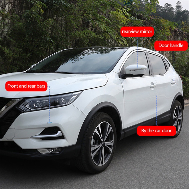 Bộ 8 miếng dán bảo vệ chống trầy xước dành cho tay nắm cửa ô tô