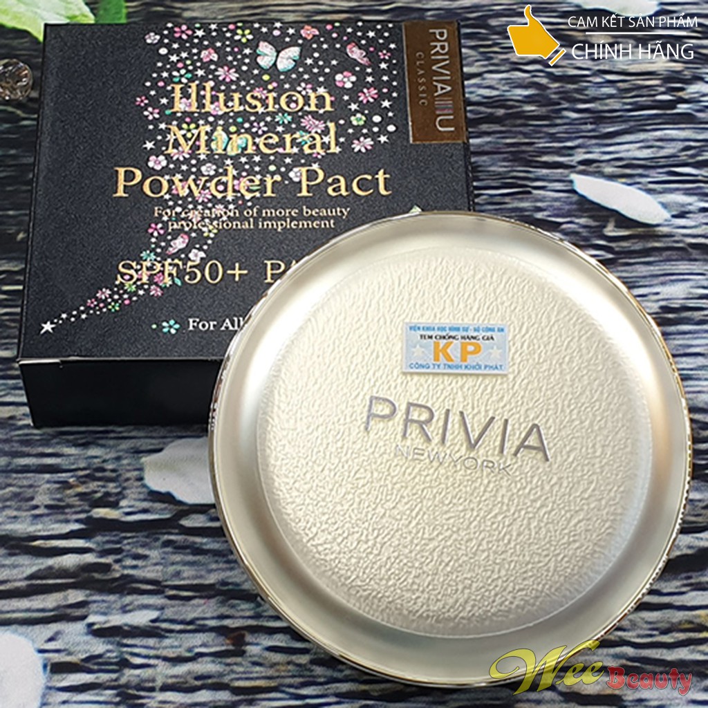 Phấn Phủ Ngọc Trai Dưỡng Da Siêu Mịn - Privia 20g [Hàn Quốc] | BigBuy360 - bigbuy360.vn