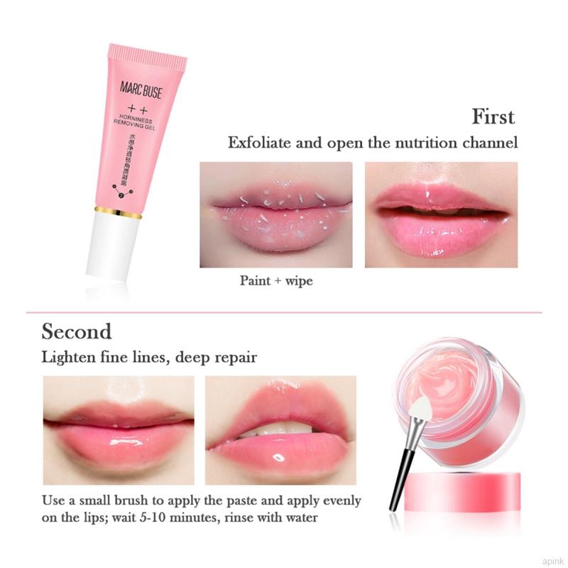 Bộ gel tẩy tế bào chết và mặt nạ cấp ẩm và dưỡng môi hiệu quả
