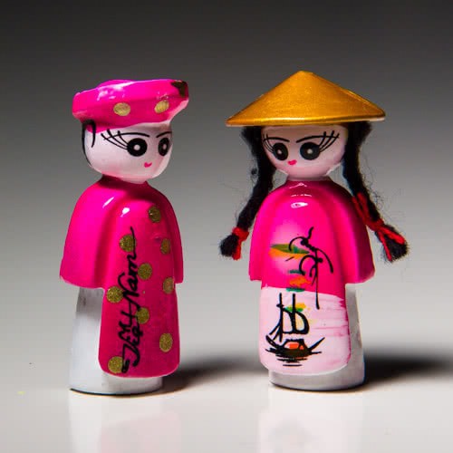 Magnet cặp búp bê hít tủ lạnh